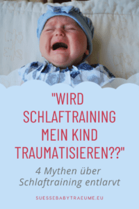 "Wird das Schlaftraining mein Kind traumatisieren?" ist die heufigste Frage, die Eltern sich stellen, wenn die Schlafprobleme ihres Kindes unerträglich werden. Schlaftraining hat ein schlecter Ruf, aber was bedeutet das für den Kind wirklich?